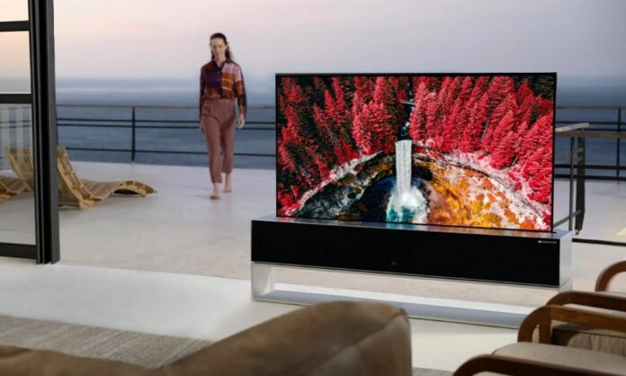 rollable OLED TV