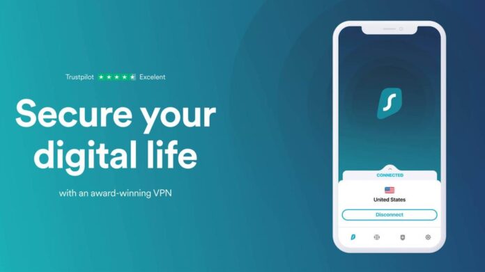 Surfshark VPN providing secure online browsing and privacy protection