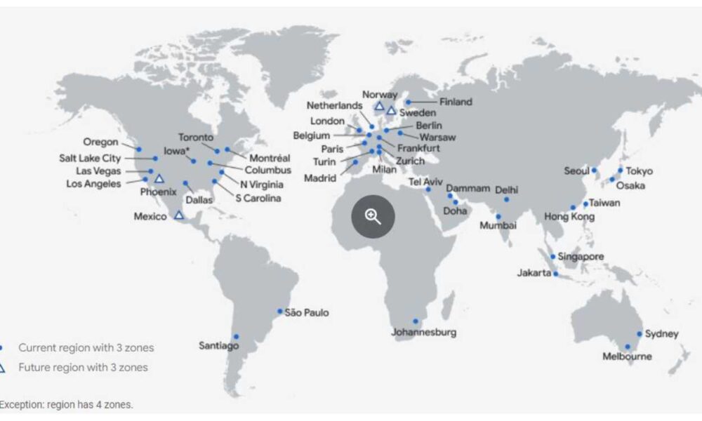 Google Cloud Storage Locations