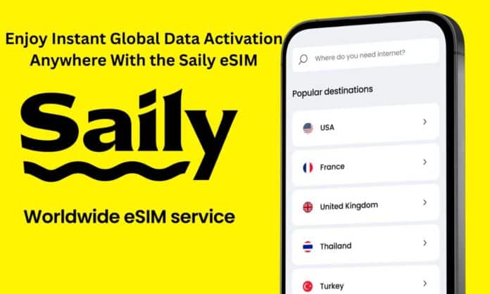 Enjoy instant global data activation anywhere with the Saily eSIM