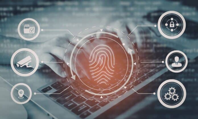 Two-factor authentication using biometric verification and multi-layer access controls