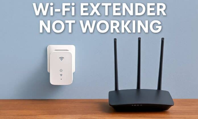 WiFi extender not working? :WiFi extender placement halfway between router and dead zone for wall-plug and desktop models