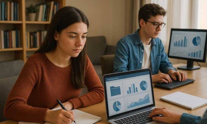 In-house data management dashboard displaying secure and organized business data for efficient decision-making.