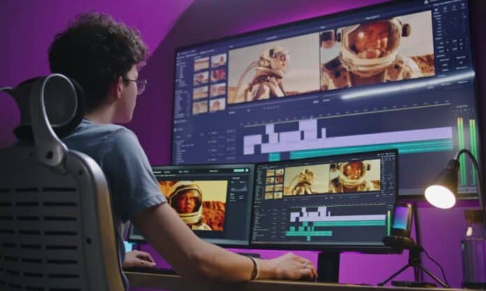 YouTube video editing tools being used to enhance content quality, add effects, and improve viewer engagement on a creator’s dashboard.